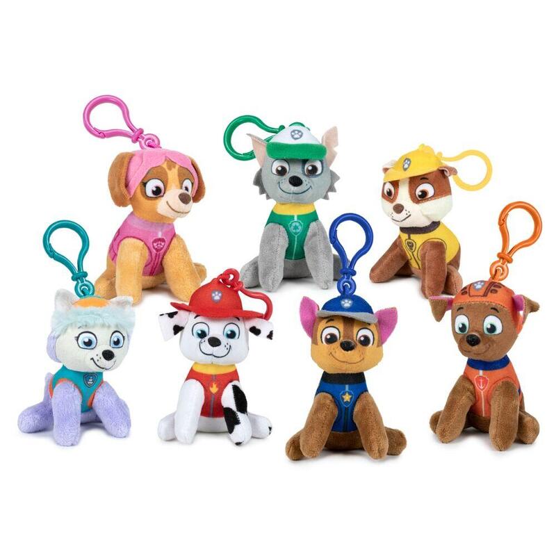Pack De 14 Unidades - Peluche Llavero Patrulla Canina Paw Patrol 10cm Surtido