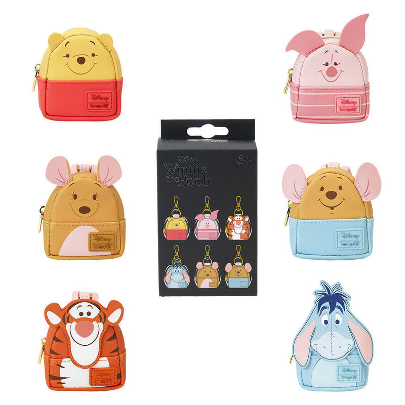 Pack De 15 Unidades - Llavero Mini Mochila Mystery Winnie The Pooh Loungefly Surtido