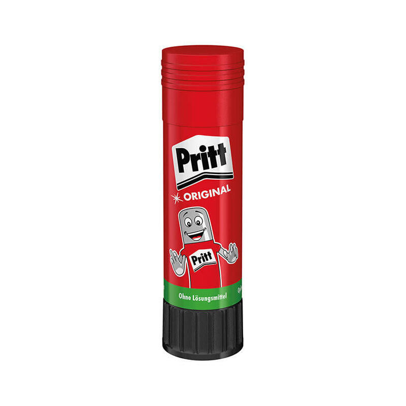 Pack De 15 Unidades Pritt Barra De Pegamento Mediano 22grs - Sin Disolventes - 97% De Ingredientes Naturales - Lavable A 20ºc - Seguro Para Niños