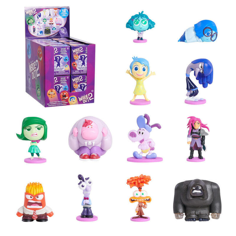 Pack De 16 Unidades - Figura Sorpresa Coleccionable Del Reves 2 Disney Pixar Surtido