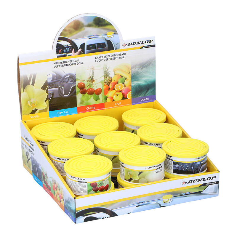 Pack De 18 Unidades - Ambientador De Coche Aromas Variados Dunlop
