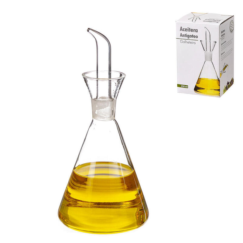 Pack De 2 Unidades - Aceitera De Cristal Antigoteo 250ml Kozina