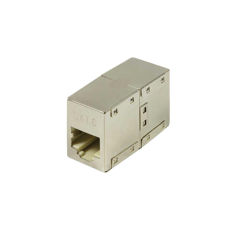 Pack De 2 Unidades - Adaptador Cat.6 Rj45 Para Empalmar Dos Cables Rj45
