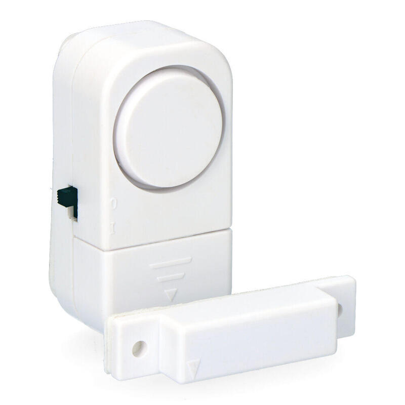 Pack De 2 Unidades - Alarma Sonora Anuncio Visitas Para Ventanas Y Puertas Edm