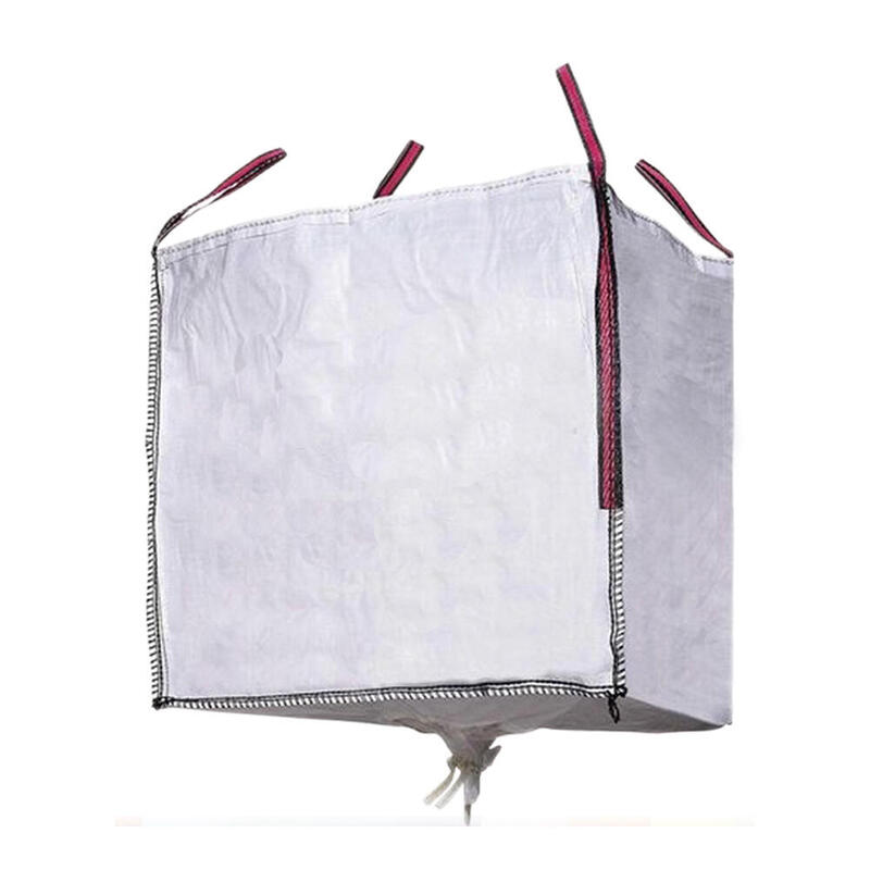 Pack De 2 Unidades - Big Bag Saco De Escombros 90x90x90cm Con Valvula. Color Blanco Aguanta Hasta 1000kg Densidad 100g/M²