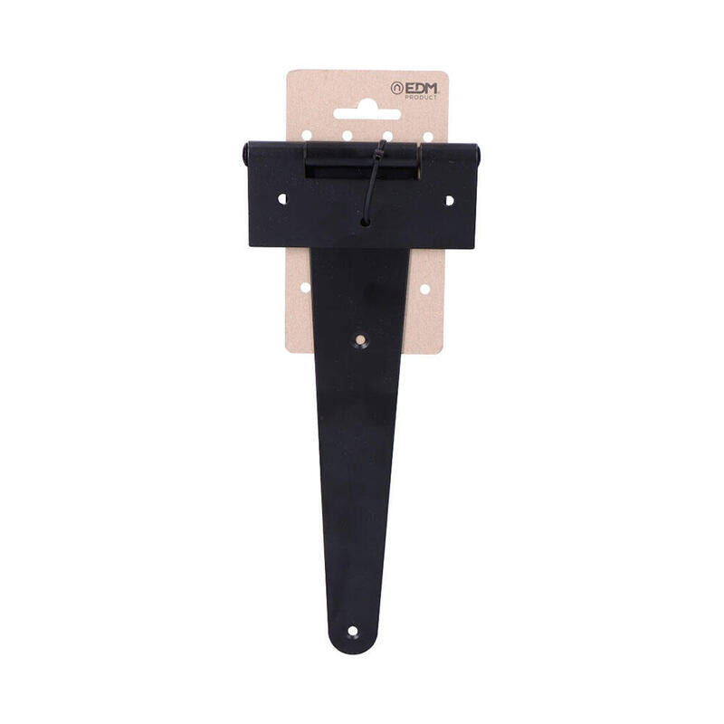 Pack De 2 Unidades - Bisagra En Forma T 200 X 110 Mm Hierro Negro Epoxy