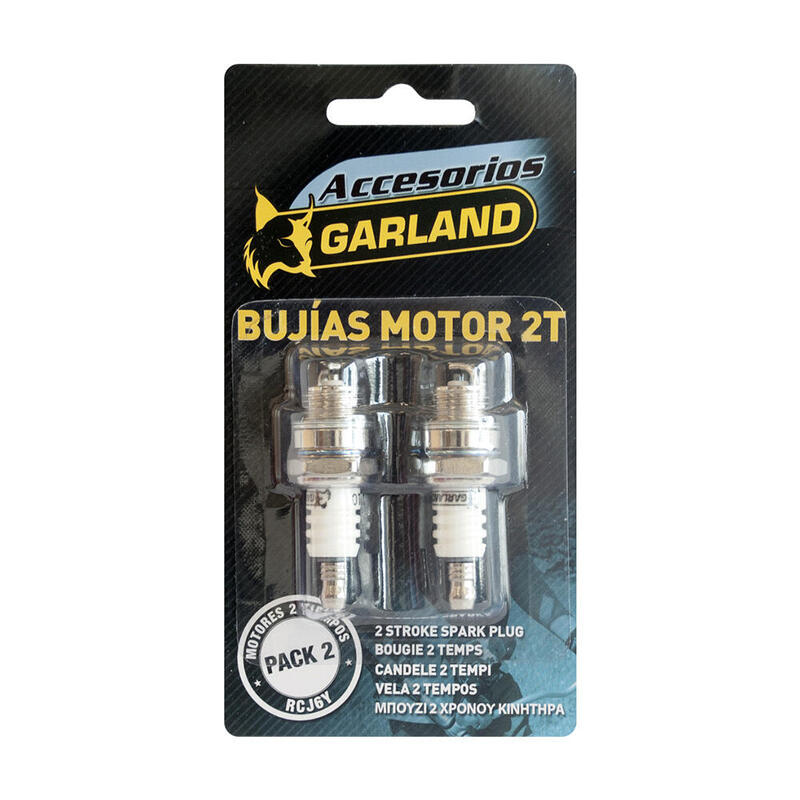 Pack De 2 Unidades - Blister 2 Unid. De Bujías 2t (Rcj6y) 7101000100 Garland
