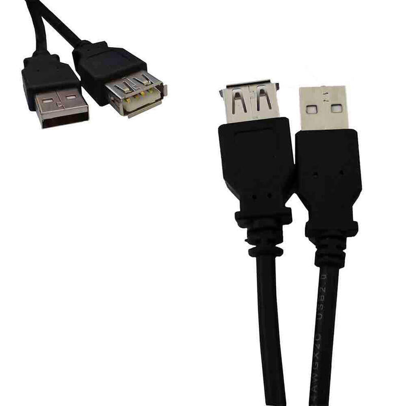 Pack De 2 Unidades - Cable Usb 2.0 Macho - Hembra 5m