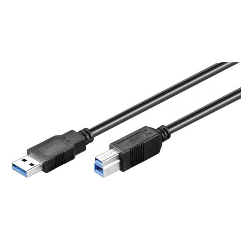 Pack De 2 Unidades - Cable Usb 3.0 A-B 1,8m Negro