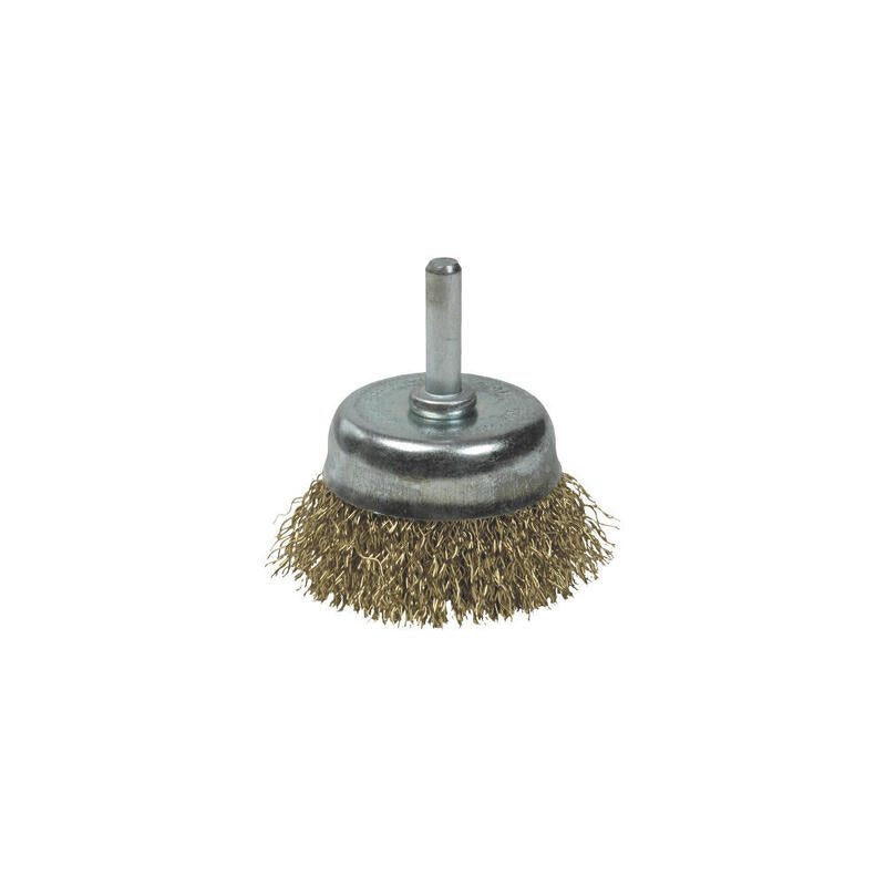 Pack De 2 Unidades - Cepillo Hobby Copa Con Espiga 75mm Fat075 Mota