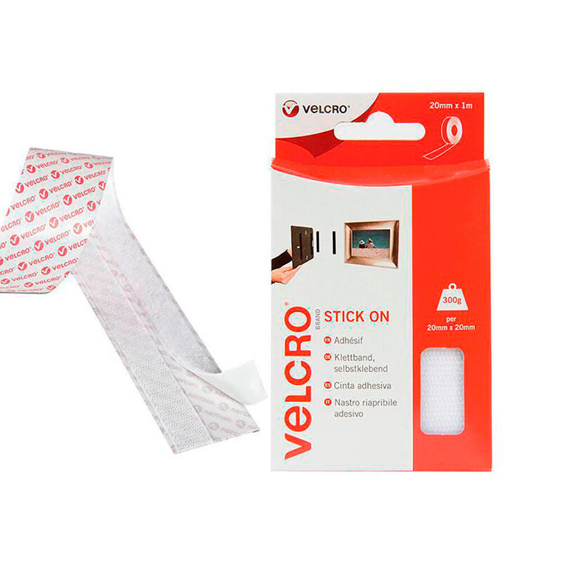 Pack De 2 Unidades - Cinta Adhesiva Uso General Color Blanco 20 Mm X 1 M