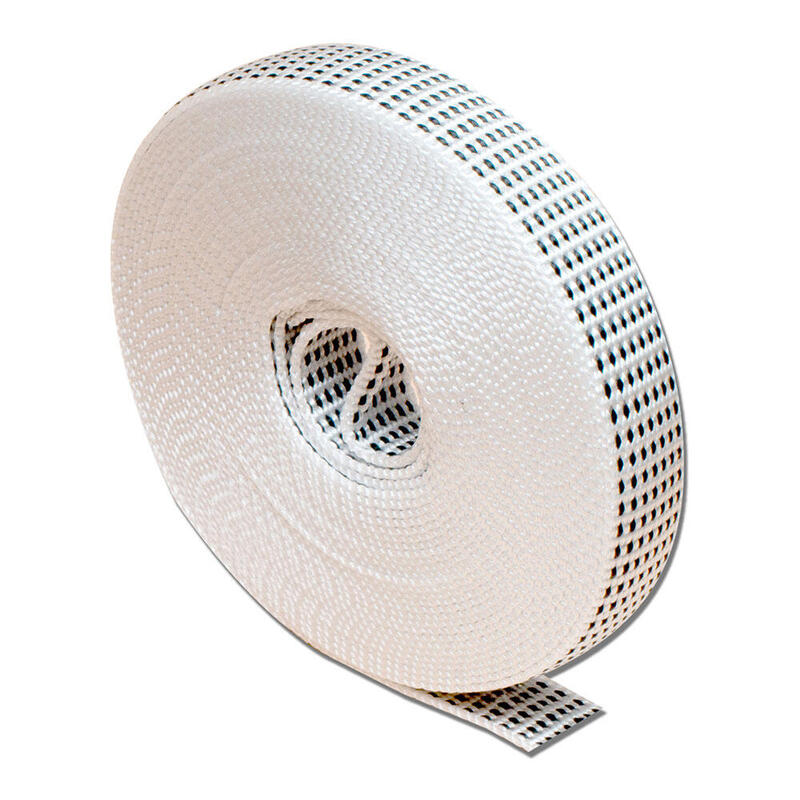 Pack De 2 Unidades - Cinta Persiana Pr26, Blanca Con Moteado Negro, 18 Mm X 6 M