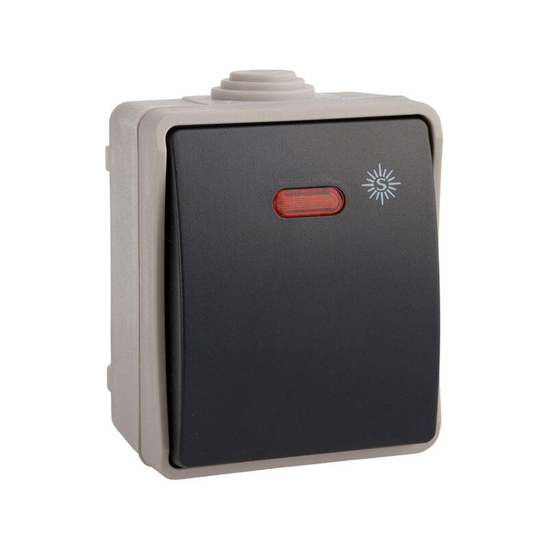 Pack De 2 Unidades - Conmutador Luminoso Estanco Ip54 (Retractilado) Solera 3303il