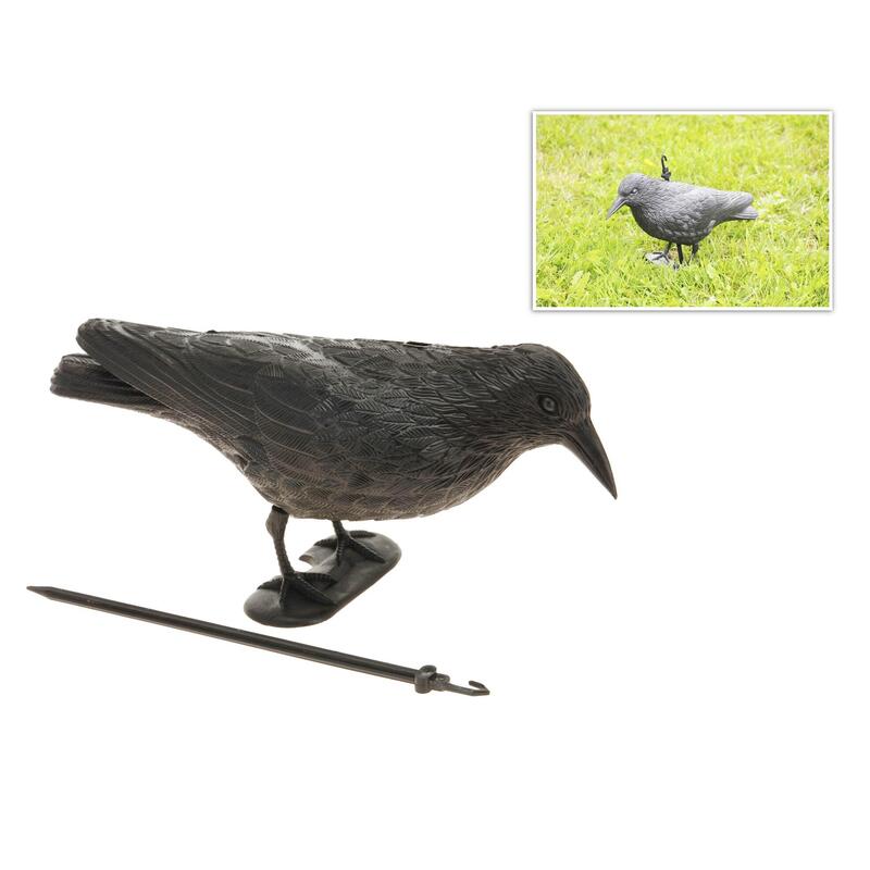 Pack De 2 Unidades - Cuervo Ahuyenta Pajaros 19x39cm