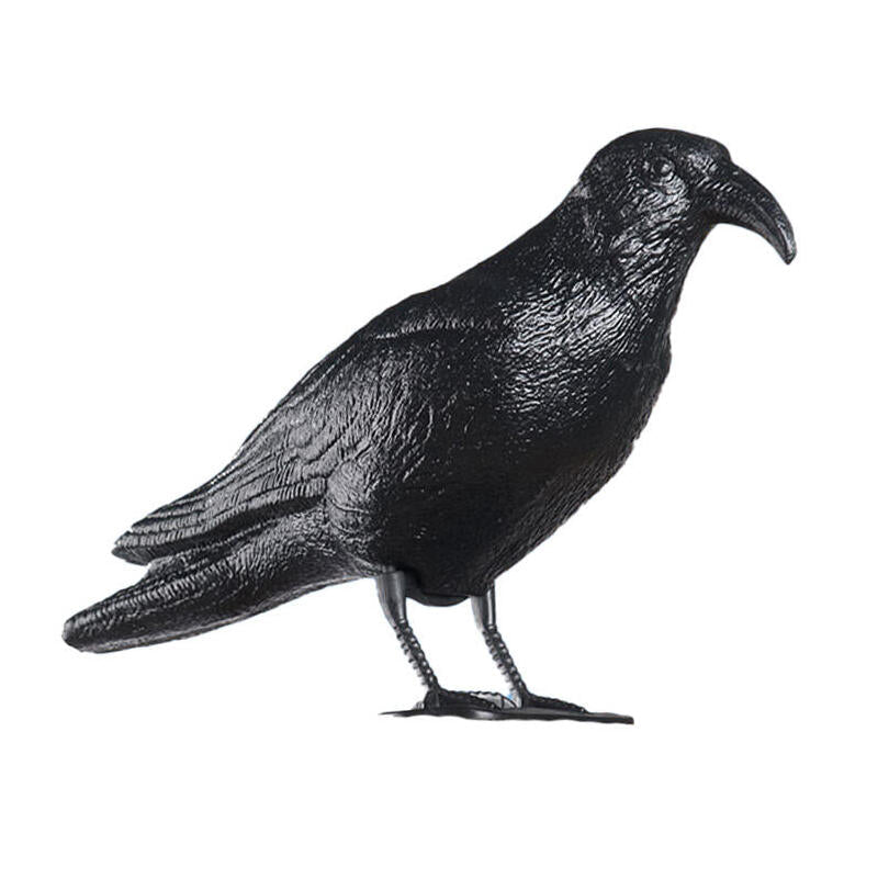 Pack De 2 Unidades - Cuervo Ahuyenta Pajaros 36x13x18cm