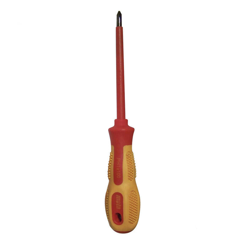 Pack De 2 Unidades - Destornillador Aislado Phillips 0x60mm Dip0 Mota