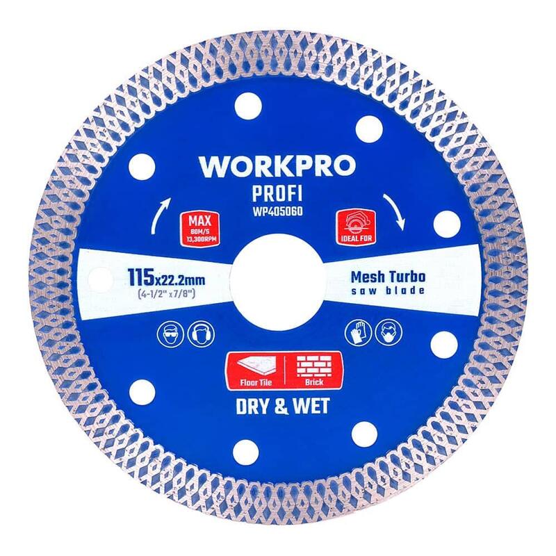 Pack De 2 Unidades - Disco Diamantado Malla Profi Turbo Ultrafino Corte Profesional Ø115 X 20 Mm