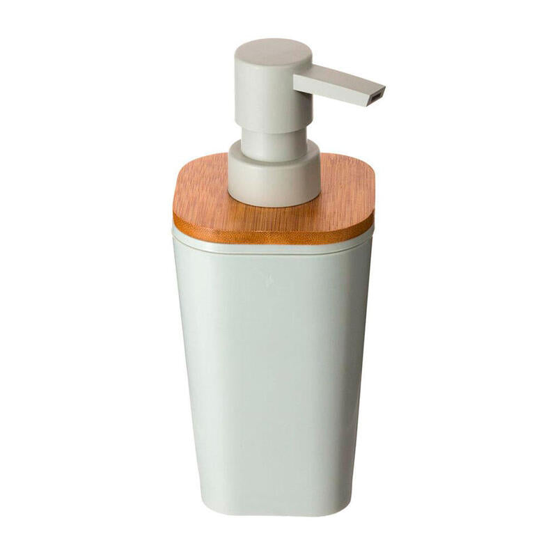 Pack De 2 Unidades - Dispensador Jabon Baño Bambu-Blanco Colección 'Natureo'