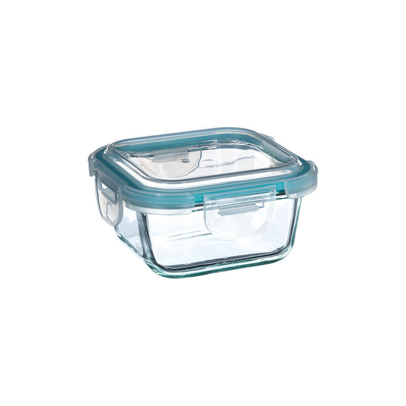Pack De 2 Unidades - Fiambrera De Cristal 330ml 12x12x6,5cm
