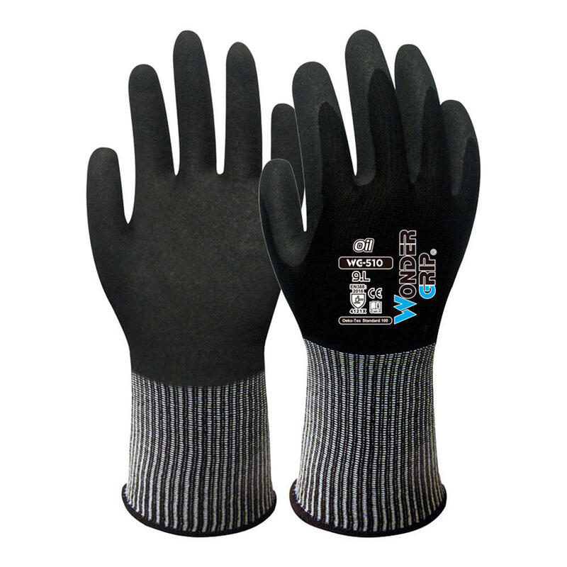 Pack De 2 Unidades - Guante Nailon Y Spandex, Palma Doble Recubrimiento Nitrilo, Talla 11