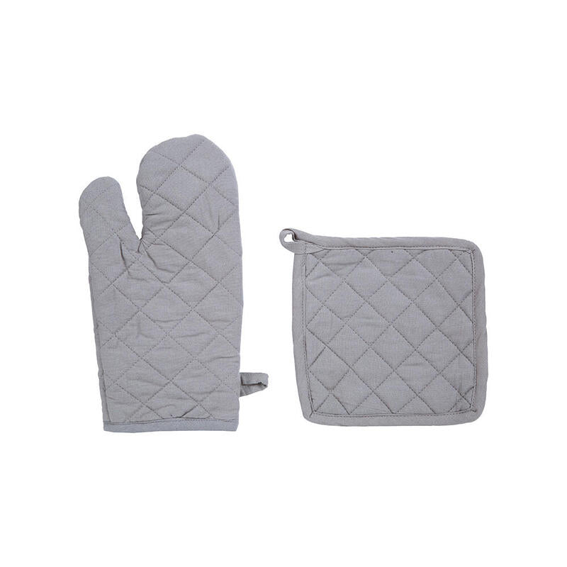 Pack De 2 Unidades - Guante Y Manopla Color Gris