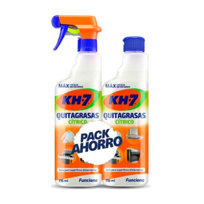 Pack De 2 Unidades - Kh-7 Quitagrasas Cítrico Pack Ahorro 715 Ml + 715 Ml