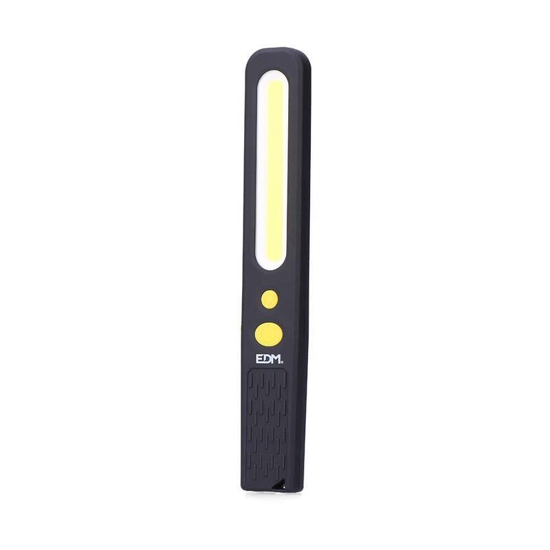 Pack De 2 Unidades - Linterna De Trabajo Spot 3 W / Cob 5 W, Medida 37 X 16 X 241 Mm