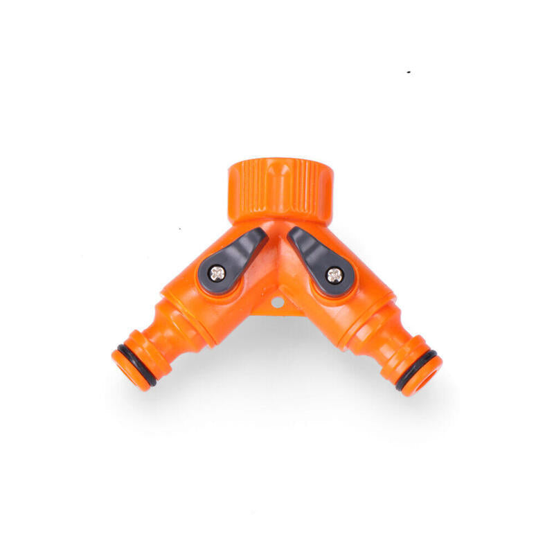 Pack De 2 Unidades - Manguito Derivacion En "Y" Con Dos Llaves. Para Grifo De Rosca 3/4" (Blister) Edm