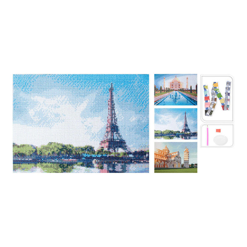 Pack De 2 Unidades - Manualidad Pintura Diamante Diseños Variados1, 492100240, Basics