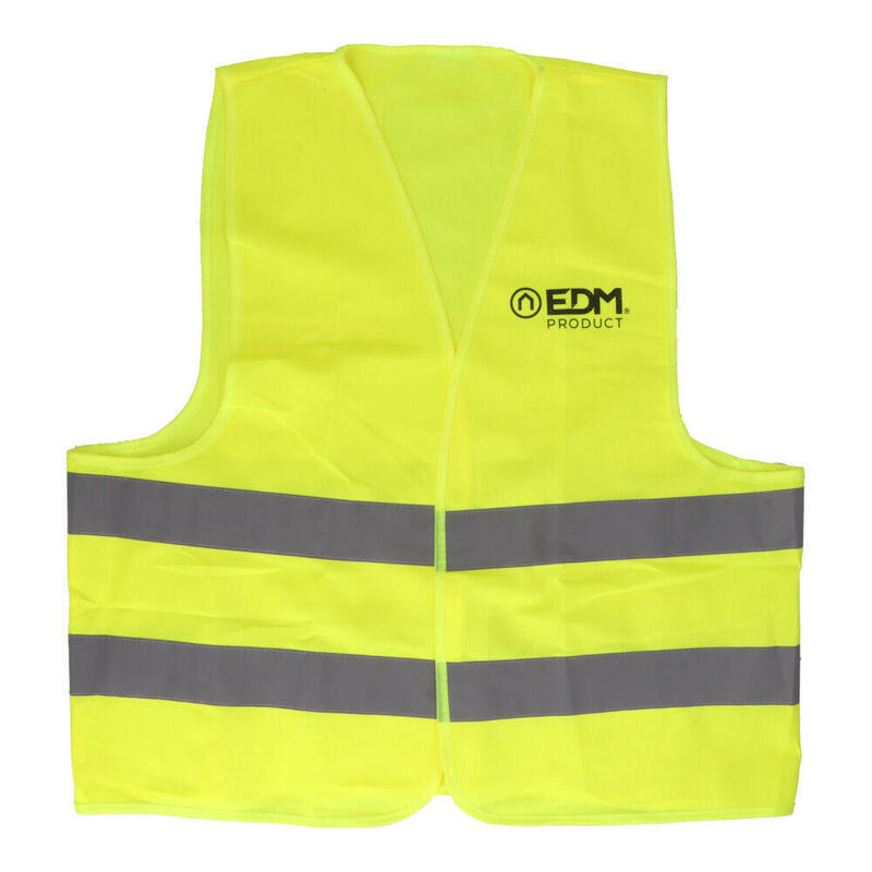 Pack De 2 Unidades - *Merchandising* Chaleco Reflectante Amarillo Talla Adulto Edm