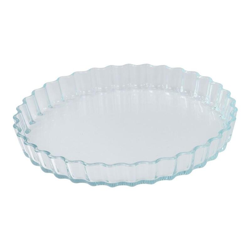 Pack De 2 Unidades - Molde De Vidrio De Borosilicato, Para Tarta, Experto, 1,3 L, Ø27,5 X 3,7 Cm