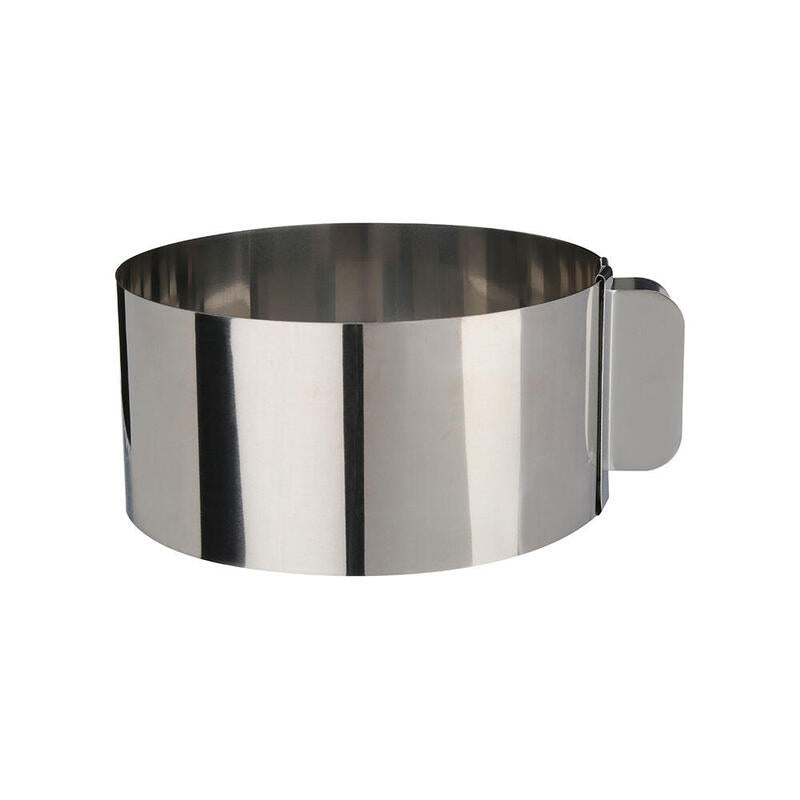 Pack De 2 Unidades - Molde Para Emplatar Extensible Inoxidable Ø16cm A 30cm