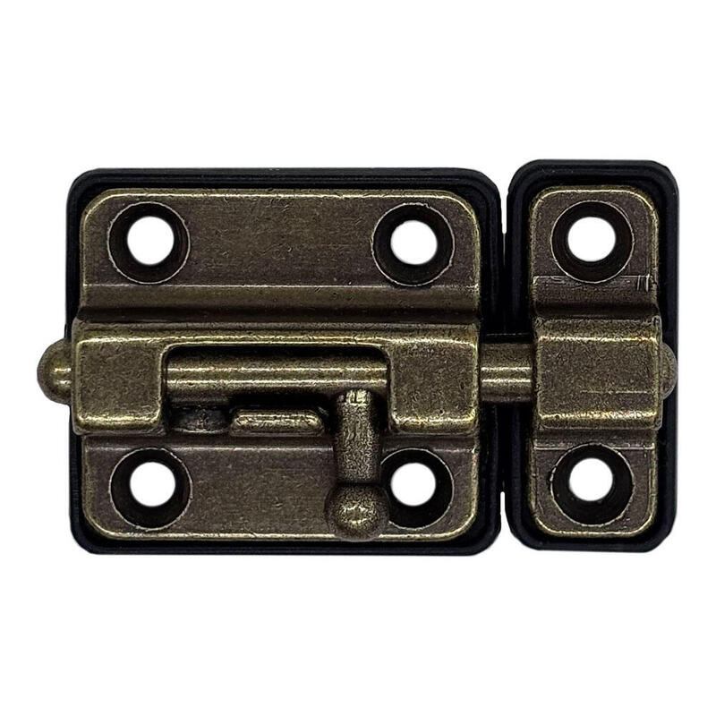 Pack De 2 Unidades - Pasador Cerrojo Base Plástica 35 Mm Cuero