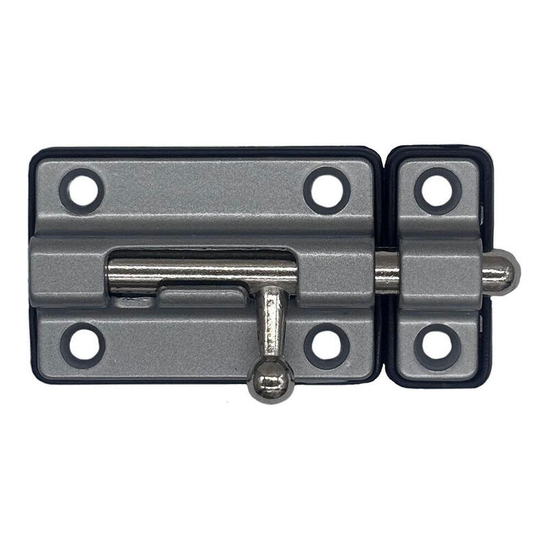 Pack De 2 Unidades - Pasador Cerrojo Base Plástica 50 Mm Cromo Mate