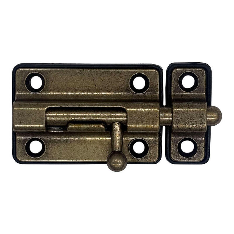 Pack De 2 Unidades - Pasador Cerrojo Base Plástica. 50 Mm Cuero