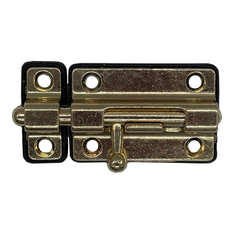 Pack De 2 Unidades - Pasador Cerrojo Base Plástica 50 Mm Dorado