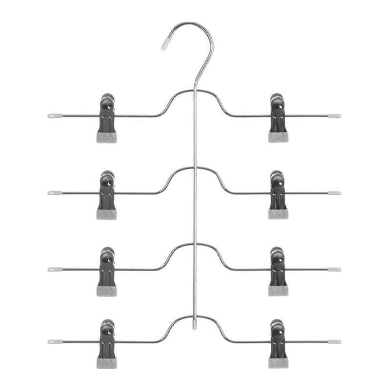 Pack De 2 Unidades - Percha Pinza Múltiple Para Pantalones 32,5x37,6cm