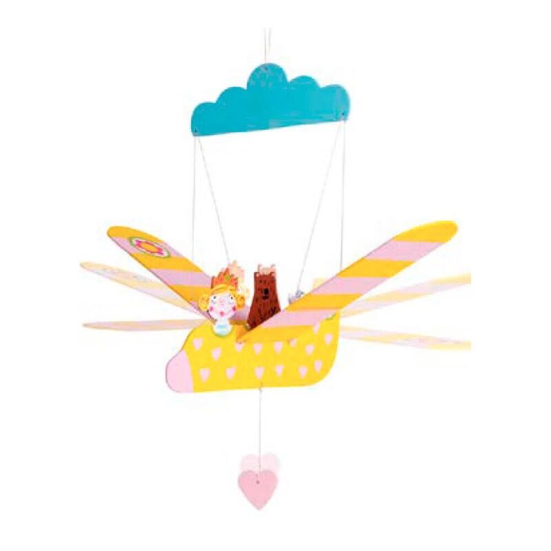 Pack De 2 Unidades - Plantilla De Marquetería Princesa En Avioneta, 2 Láminas A4