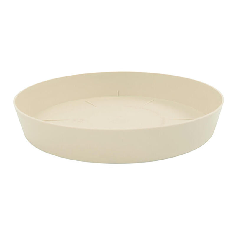 Pack De 2 Unidades - Plato De Inyeccion Para Maceta Color Ecru Ø14cm