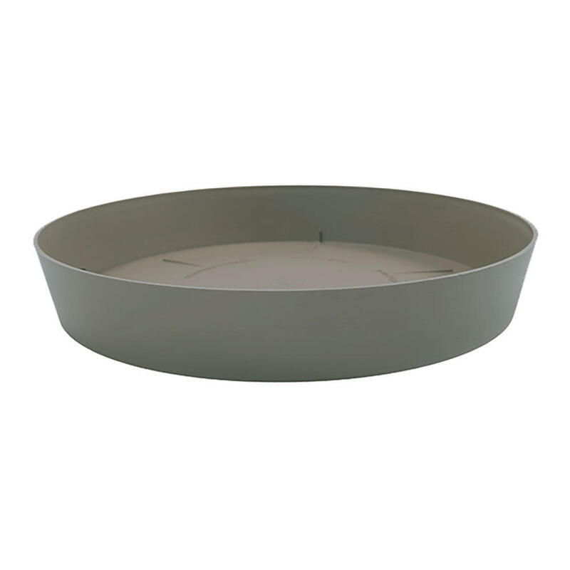 Pack De 2 Unidades - Plato Inyeccion Maceta Ø28x4,4cm Color Taupe