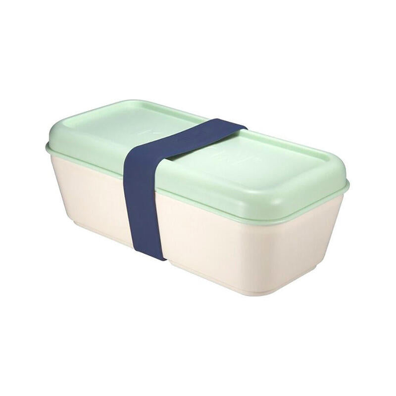 Pack De 2 Unidades - Recipiente Para Alimentos Rectangular Tapa Verde 0,75 L