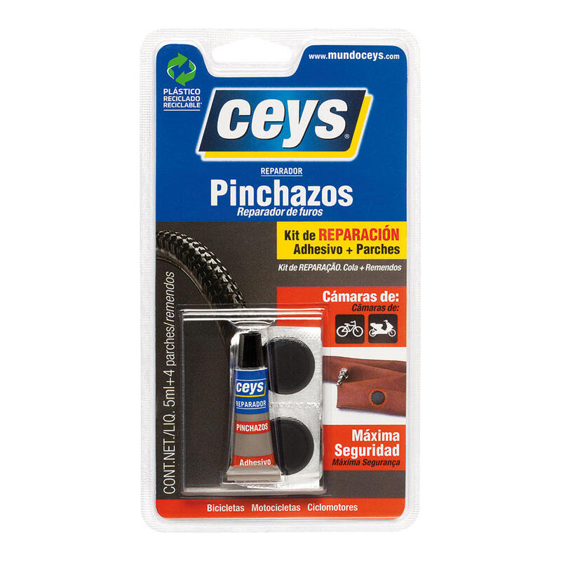 Pack De 2 Unidades - Reparador Pinchazos Blister 5 Ml 6 Uds