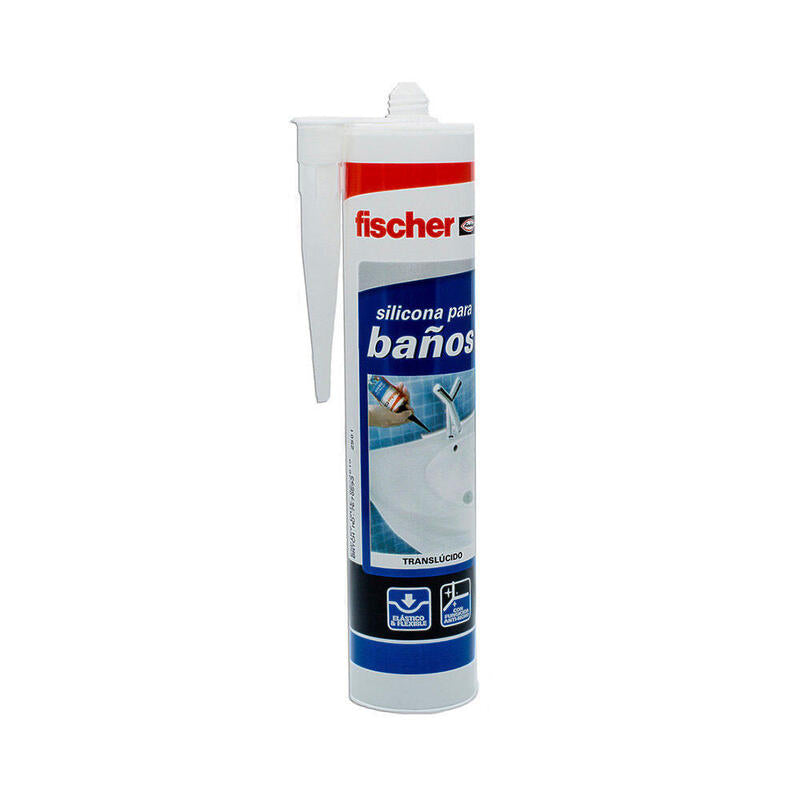 Pack De 2 Unidades - Silicona Sanitarios Transparente 300ml 20818 Fischer
