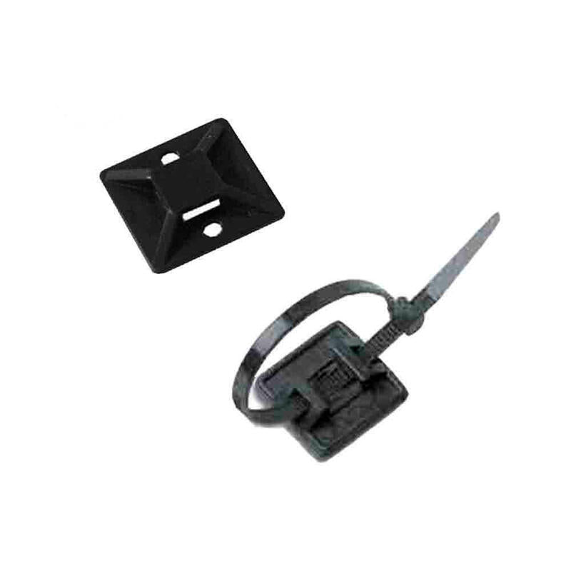 Pack De 2 Unidades - Soporte Adhesivo Para Brida Negra (Blister 25 Unid.)