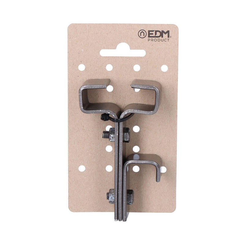 Pack De 2 Unidades - Soporte Viga Ipn 10 Negro Edm
