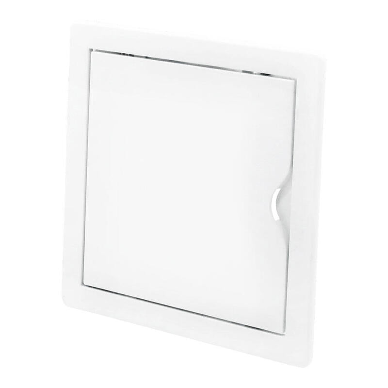 Pack De 2 Unidades - Tapa De Registro Cuadrada Empotrable Abs 15x15cm Blanca