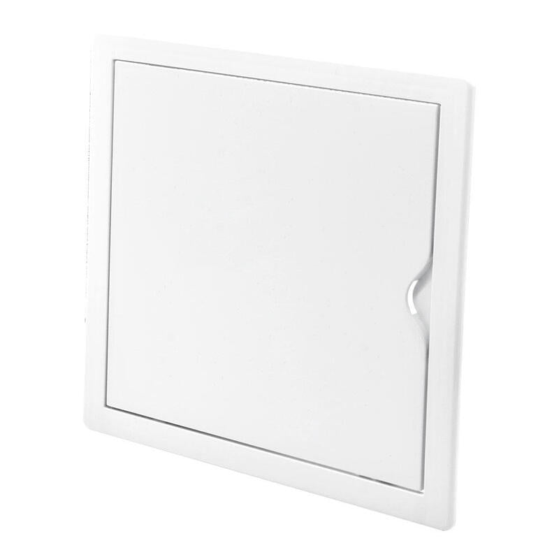 Pack De 2 Unidades - Tapa De Registro Cuadrada Empotrable Abs 20x20cm Blanca