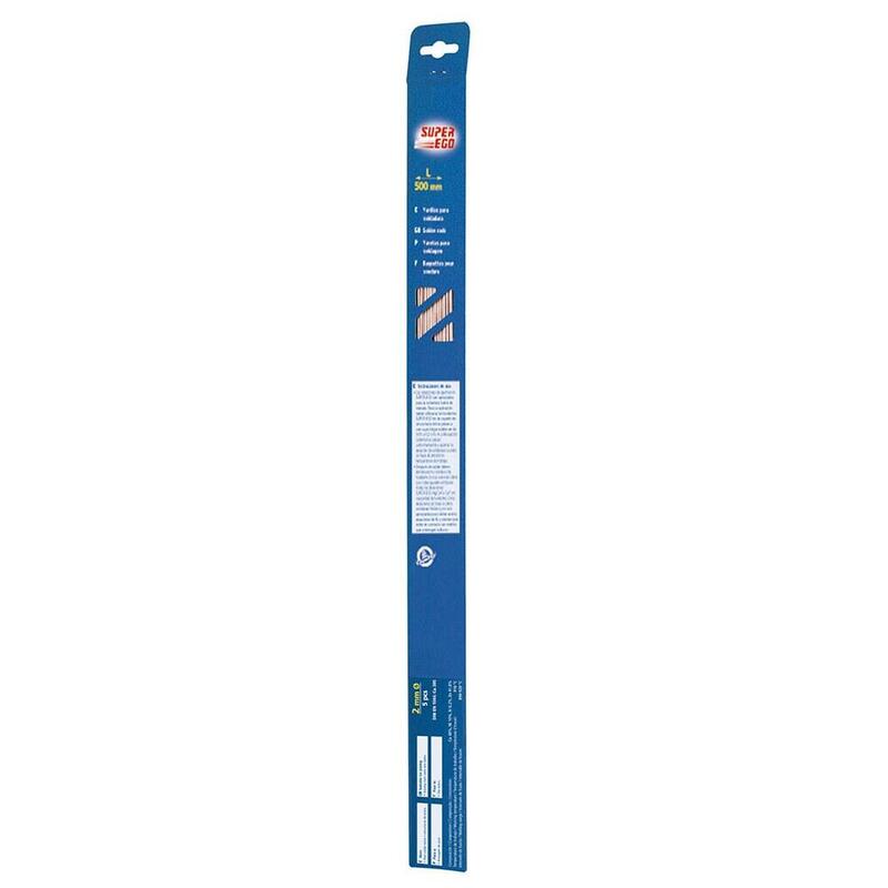 Pack De 2 Unidades - Varillas Cuadradas Para Soldadura 2 Mm, L 500 Mm, Cp 202, 5 Uds