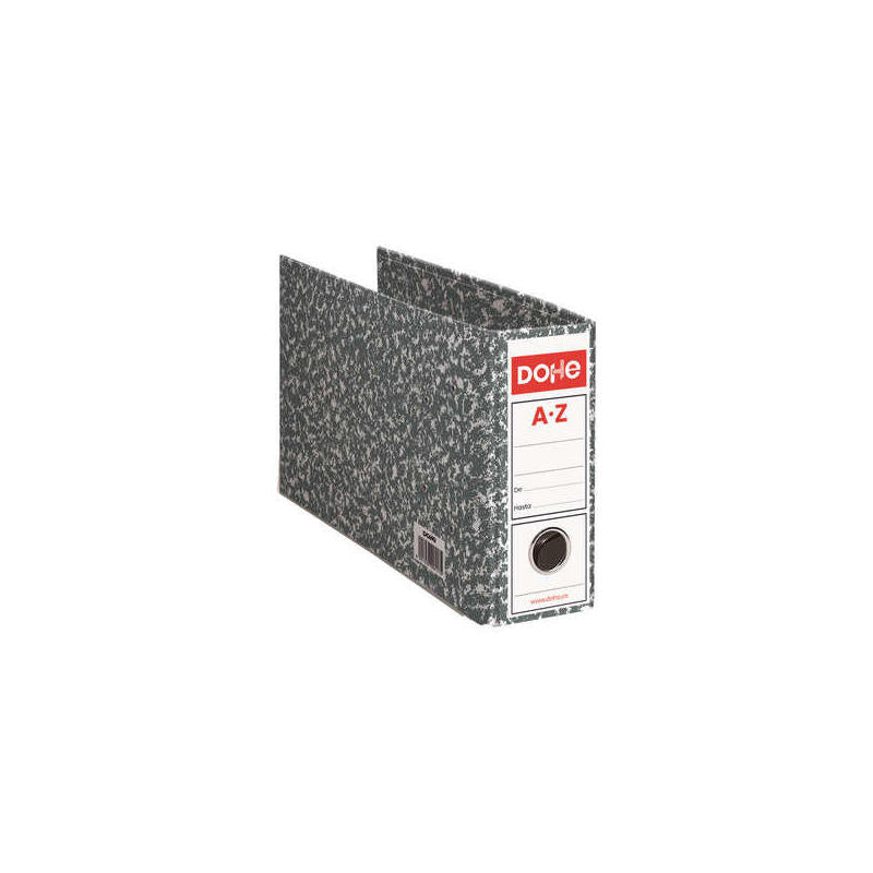 Pack De 20 Unidades Dohe Archivadores Jaspeados - Carton Forrado Con Papel Impreso - Cantoneras Metalicas - Ollao Y
