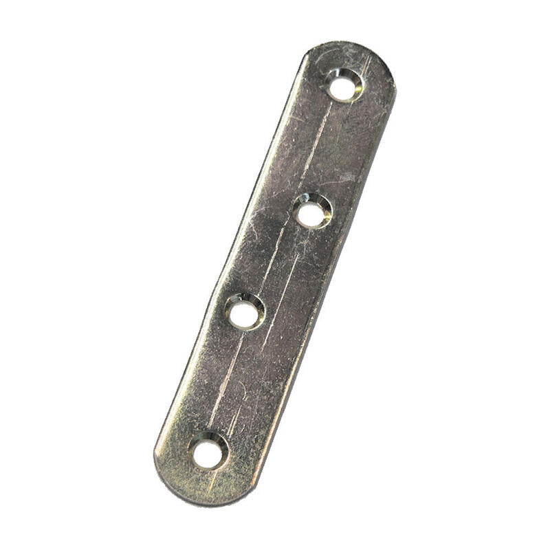 Pack De 20 Unidades - Placa Recta Unión Plc01 Bicromatado 80 X 19 Mm